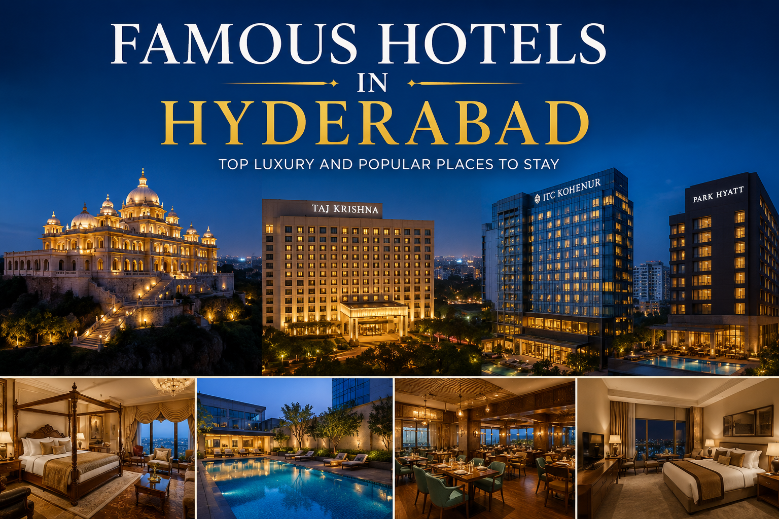 Famous Hotels in Hyderabad – Best Places to Stay and Experience Hospitality